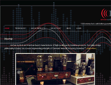 Tablet Screenshot of amcanaudio.com